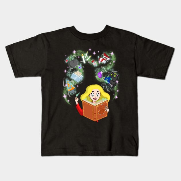 Teen Witch Kids T-Shirt by Ichigotofu